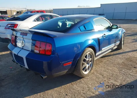 2008 Ford Shelby Gt500 z USA, uszkodzony, nr VIN 1ZVHT88S385178558